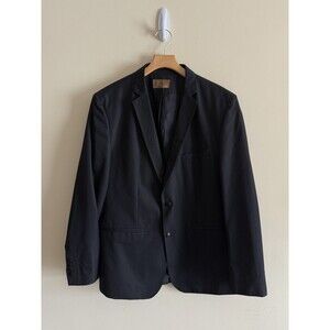 ZARA Blazer Sports Coat Mens 46 Stretch‎ Suit Jacket Single Breasted 2-Buttons